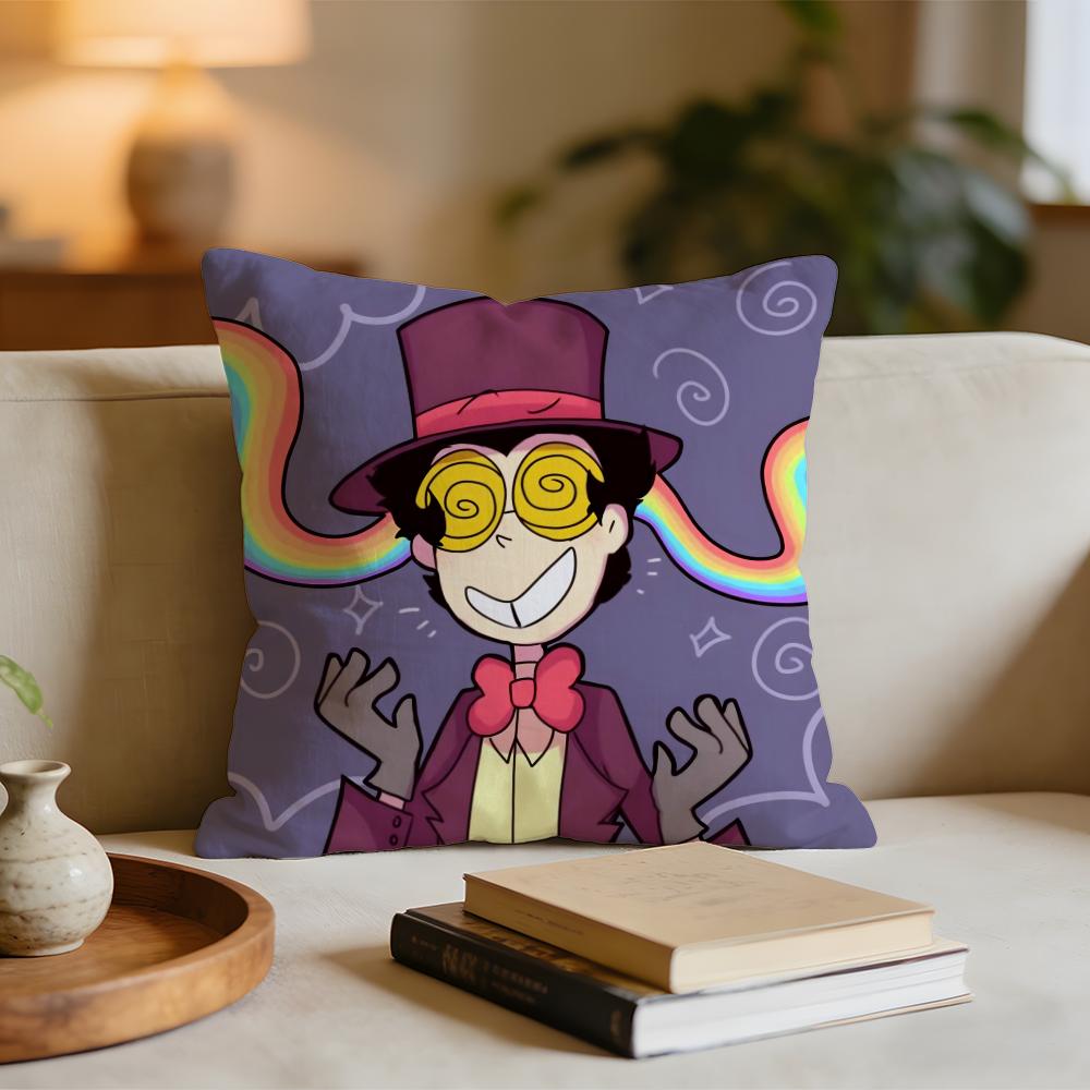 Крутая мультяшная наволочка SSuperjail Короткая плюшевая наволочка для кровати дивана автомобиля Моющаяся