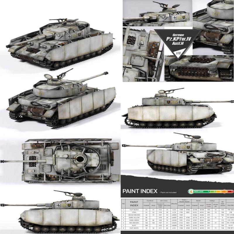 German Pz.Kpfw.IV Ausf.H Figure 1:72