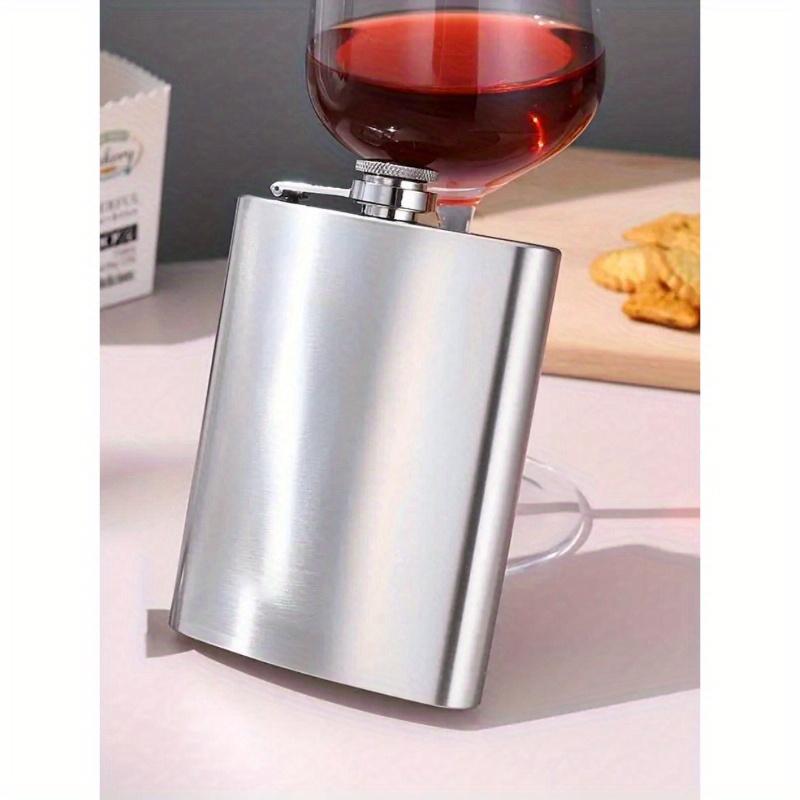 1 шт. фляга из нержавеющей стали 6 унций/8 унций, квадратная фляга - идеальный подарок для семьи, друзей и на Рождество - прочная и легко моется