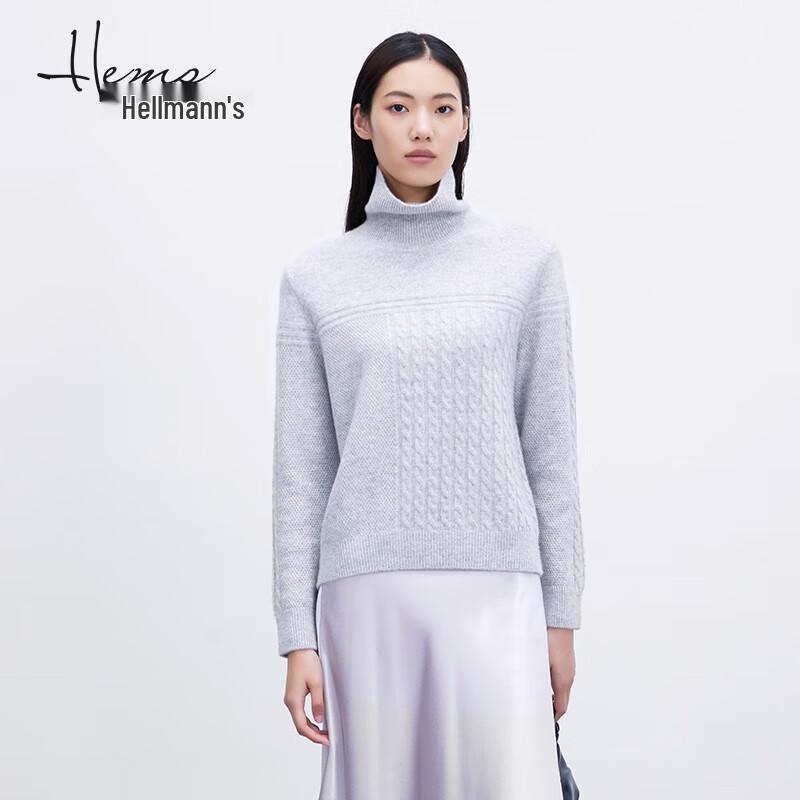 Women's High-Neck Cashmere Long-Sleeve Sweater