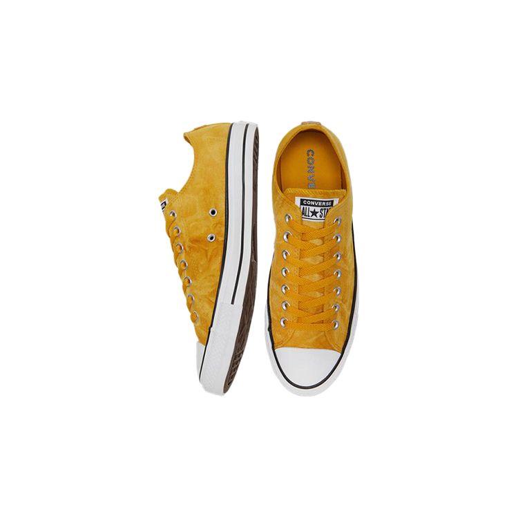 Converse Chuck Taylor All Star Удобные Универсальные Прочные Низкие Кеды из Канваса Унисекс Кроссовки Имбирно-Желтый 170859C