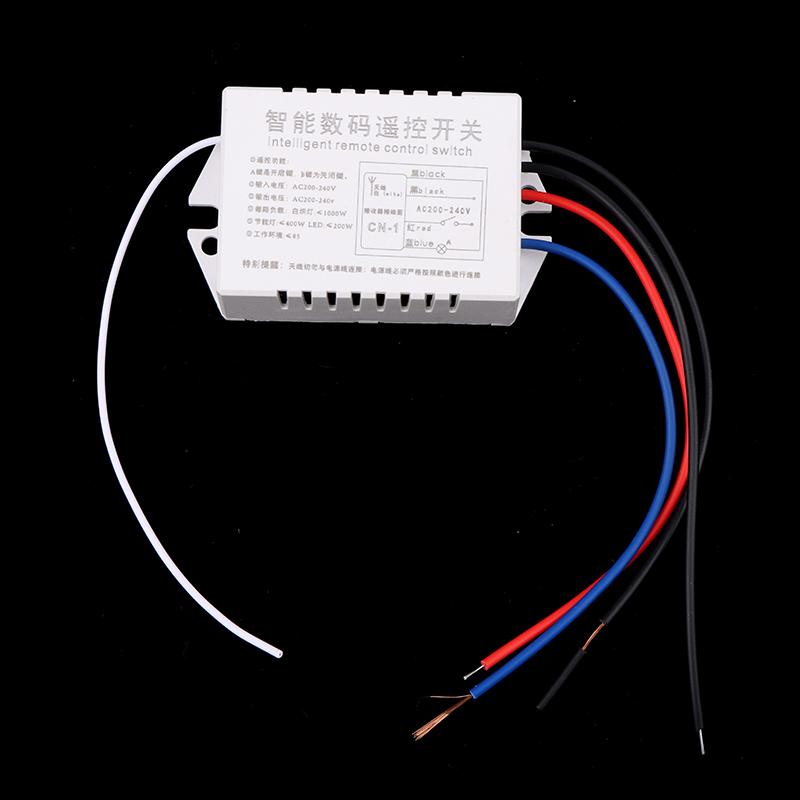 Цифровой пульт дистанционного управления выключатель света беспроводной выключатель вкл/выкл для лампочки люстры 220 В Rf433 1/2/3/4 способа