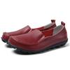 Women Flats Genuine Leather Fashion Footwear Women Shoe Moccasins Shoes Women Slip On Flat Shoes Soft Plus Size Tenis Feminino