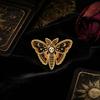 Artistic Alloy Badge Vintage Enamel Moth Brooch, Cartoon Insect Lapel Pin, Men Lightweight Clothes Pin Women Jewelry Accessories for Suit Dress