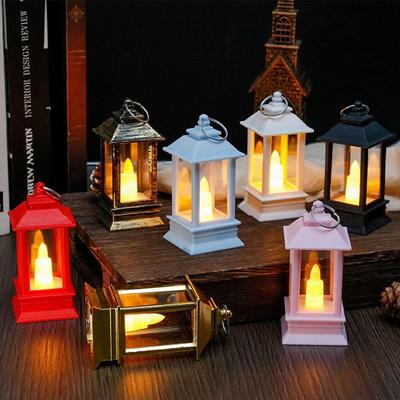 Retro LED Electronic Candle Light Flameless LED Atmosphere Lamp Christmas Halloween Decor