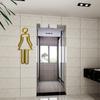 Door Sign for Hotel,Office,Home Creative Restroom Sign Toilet Symbol WC Plaque Bathroom Signage