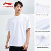 Li-Ning Хлопковая простая универсальная футболка с коротким рукавом Мужские топы AHST983-1