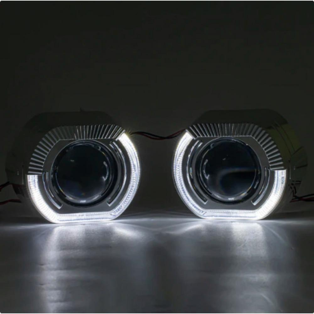 Автомобильная 2,5-дюймовая бифокальная линза 'Ангельский глаз' H1HID Ксеноновая фара Фара Фара Автомобильные лампы Продукты Универсальный