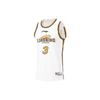 Li Ning CBA Series Professional Basketball Letter Logo Print Quick-Dry Cool Basketball Jersey Men Jersey Standard-White AAYTA83-1