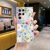 TEUM station простой цветочный чехол для мобильного телефона Samsung S25ultra цветочный GalaxyS26 всесторонний противоударный защитный чехол