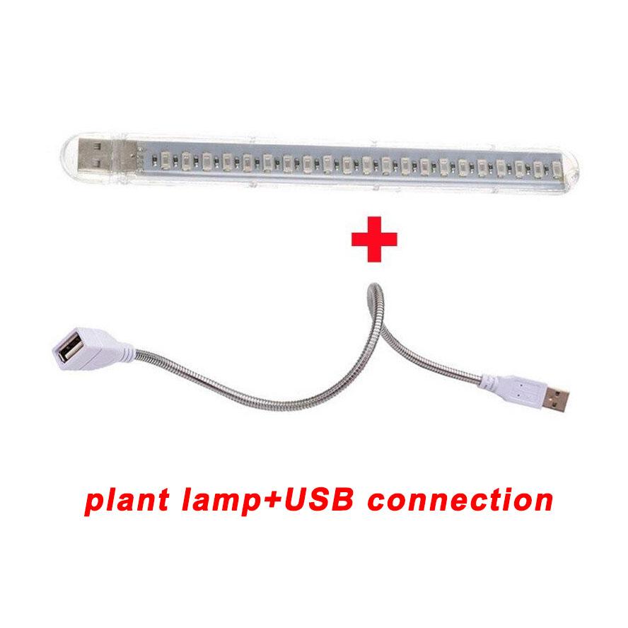 10 Вт светодиодный светильник для выращивания растений USB портативный светодиодный светильник для выращивания растений DC5V полный спектр фитолампа 21 светодиодный вращающийся светильник для помещения
