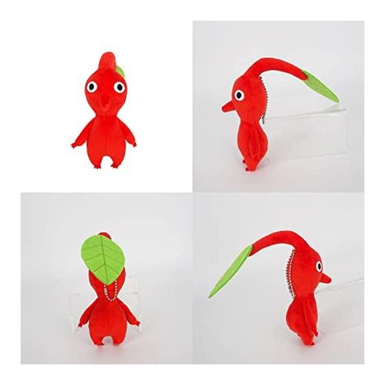 Sanei Boeki Pikmin Plush Mascot Assort Box with Ball Chains (Blue Pikmin, Yellow Pikmin, Red Pikmin, Flower, Leaf)
