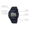 Casio Серия YOUTH - силиконовый маленький квадрат, ретро маленький квадрат, черный воин, цифровой дисплей, кварцевый механизм, полимерный ремешок, японский и W-218H-1A