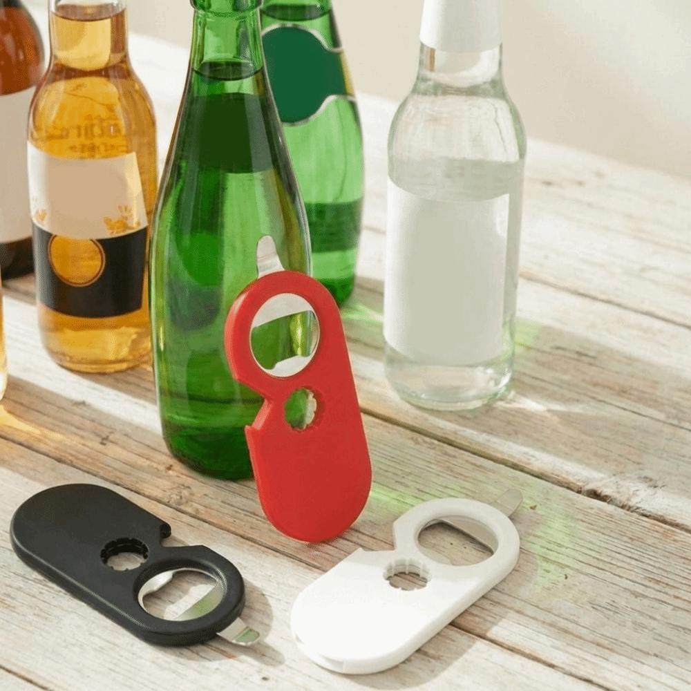 1/3PCS 5-In-1 Can Opener Ergonomic Box Opener Multipurpose Fridge Magnet Opener for Soda Beer