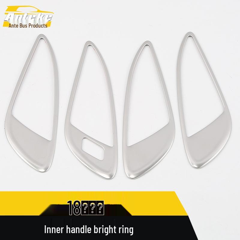 Interior Door Handle Decorative Frame for 18 Buick Excelle Models - Armrest and Handshake Buckle Accessories