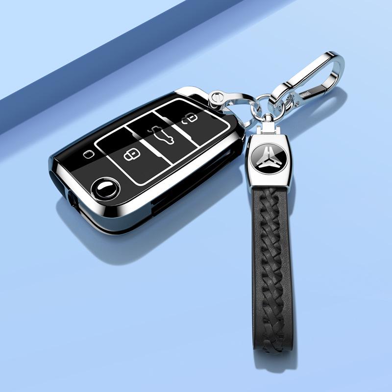 Чехол для ключа Volkswagen для Bora, Sagitar, Lavida, Jetta, Passat, Polo, Tiguan и Golf.