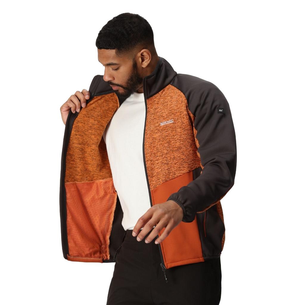 Regatta Mens Coladane V Marl Full Zip Fleece Jacket