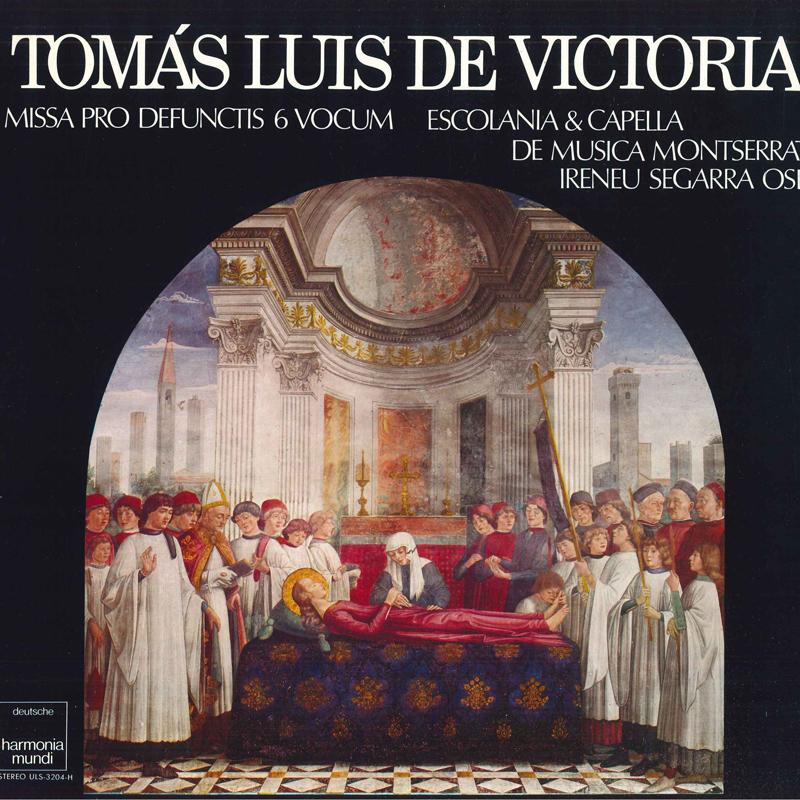 LP Record ESCOLANIA & CAPELLA DE MUSICA MONTS - Victoria: Sacred Works for the Dead ULS3204H HARMONIA MUNDI 1978 Japan Classical Used