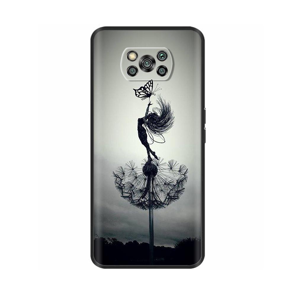 Для Xiaomi Poco X3 Pro Чехол Ударопрочный Мягкий силикон ТПУ Задняя крышка Бампер для Poco X3 NFC Чехлы для телефона Poco X3 X 3 GT Coque