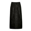 Shopping mall style high waist slimming jacquard skirt for women, versatile commuting straight tube mid length skirt for summer 2026