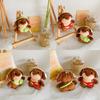 Animal Plush Keychain With Pp Cotton Filling For Students And Kids