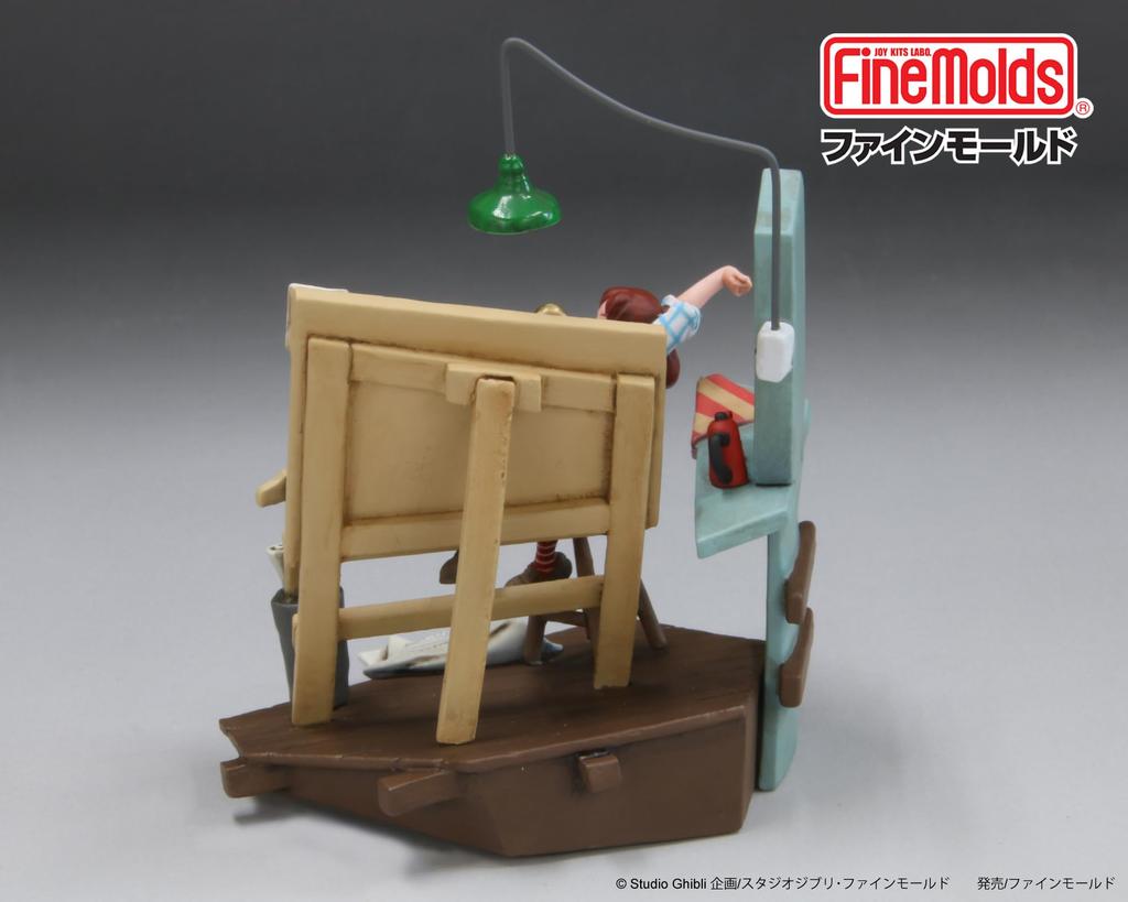 Fine Mold Studio Ghibli Vignette Collection Porco Rosso Fio Plastic Model GV2 No.2 Sleep-deprived Non-Scale