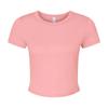 Bella + Canvas Womens/Ladies Micro-Rib Crop Top