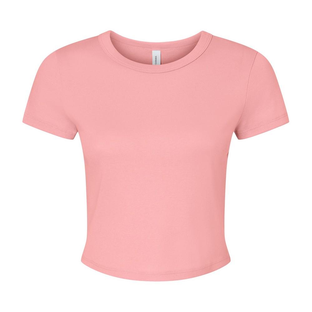 Bella + Canvas Womens/Ladies Micro-Rib Crop Top