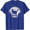 Cat Moon Cat Lover Moonlight Vintage Men Women T-Shirt