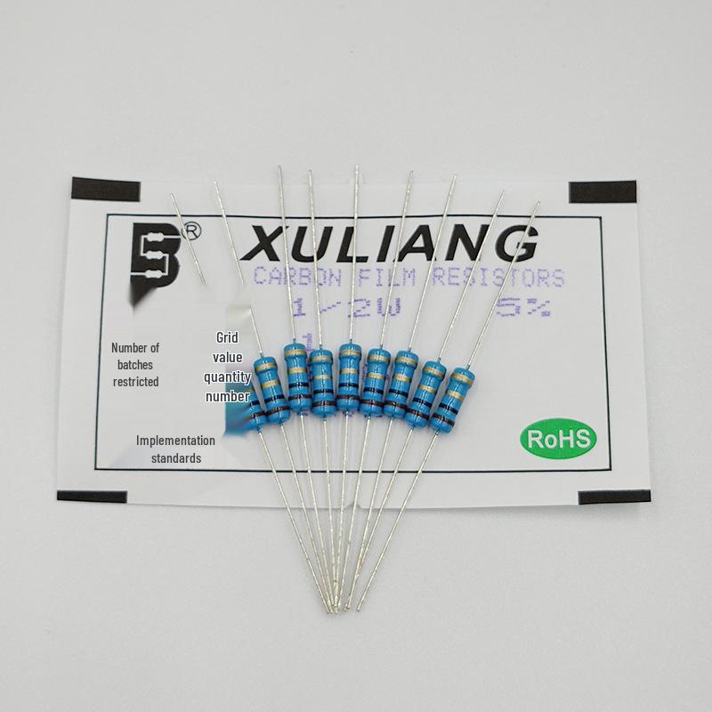 1/2W Blue Color Ring Resistor 5% Tolerance 1R-10M Carbon Film in Stock