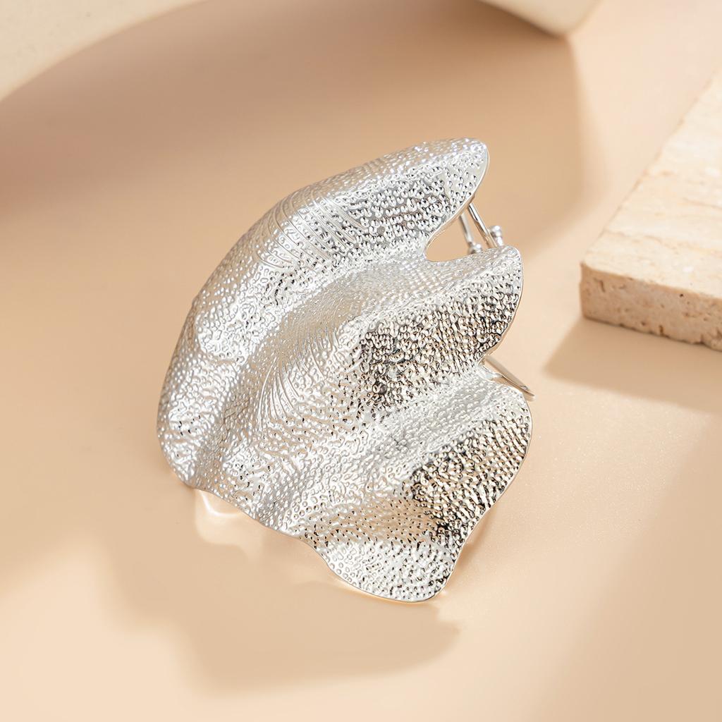 Ingemark 1Pc Minimalism Irregular Texture Knuckle Rings Women Trendy Punk Silver Color Metal Finger Accessories New Jewelry Gift