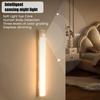 Motion Sensor LED Cabinet Light USB Rechargeable Magnetic Stick-on Lamp No Drilling Cabinet Light for Kitchen Wardrobe Stairs