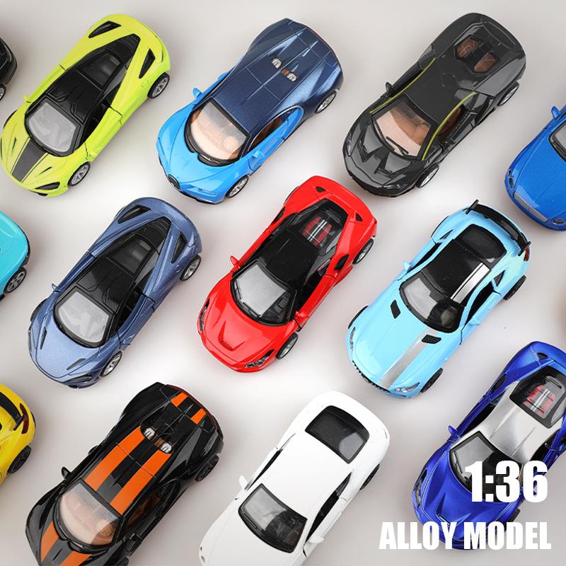 1:36 Scale Alloy Racing Car Model for Boys - Boys' Toy Car with Multiple Color Options