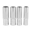 11Pcs 1/4-Inch Drive Metric Long Chrome Socket Set 6-Point Deep Socket 4-14Mm