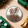 Skeleton Flame Challenge Coin Humorous Motivational Coin Positive Pocket Token for Women Men Colleagues Staff Coworkers