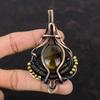 Монтана Агат Кулон Медная Проволока Обернутый Кулон Ручной Работы Из Натурального Драгоценного Камня Ювелирные Изделия Дизайнерский Кулон Красивый Медный Ювелирный Подарок Для Женщин