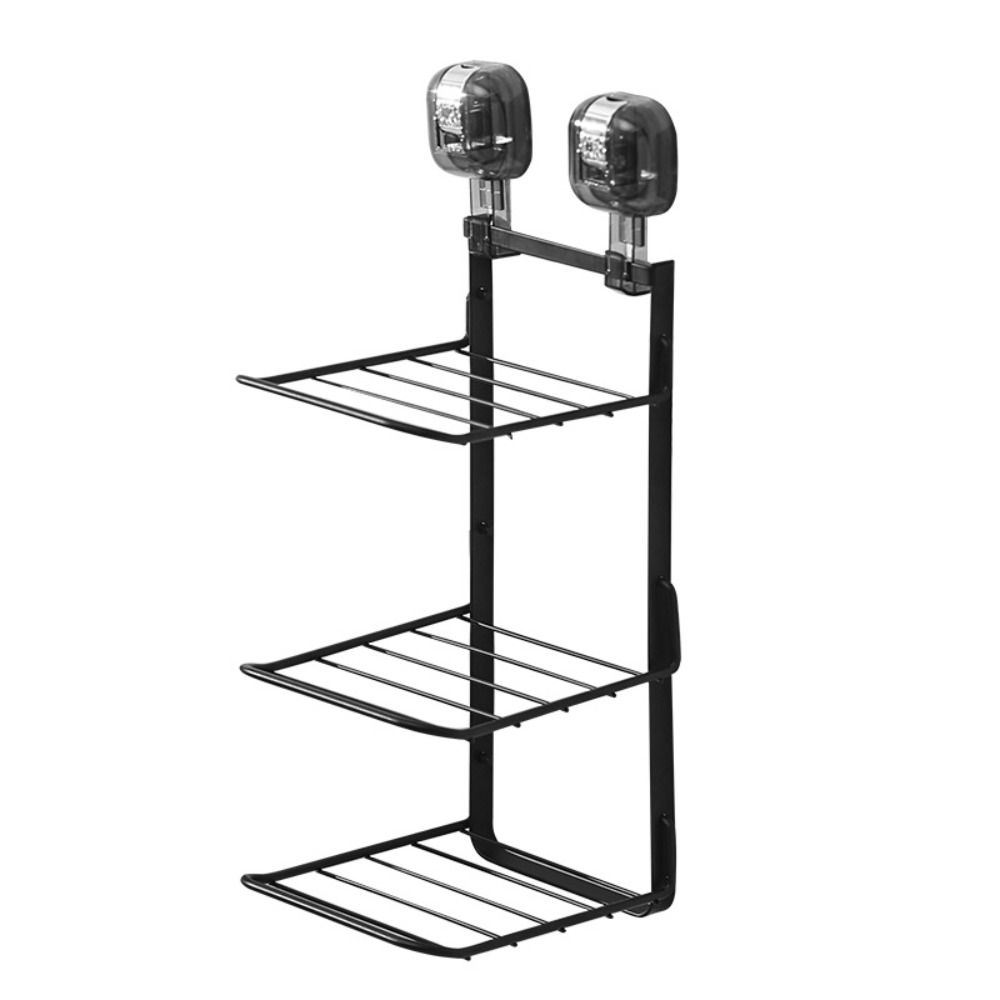 Многослойная полка на присоске, самоклеящаяся полка для хранения овощей, кухонный органайзер