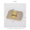 [Alto Rose] ivory fragment case With coin purse IC card card case ladies bill bifold synthetic leather simple pass case Beautiful adult cute compact