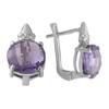 Silver Earrings with Alexandrite 9.038ct (2050414)