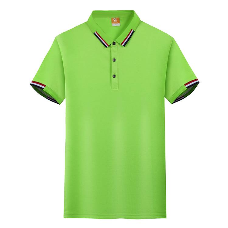 SGBL/TS 668 Fashionable Three-color Collar Cupro Cotton POLO