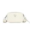 Trendy Solid Color Camera Bag with Diamond Lattice, Wide Strap & Letter Design - Women's Crossbody & Single Shoulder