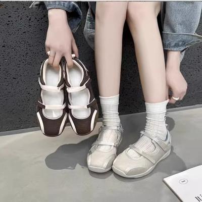 Спортивная и повседневная обувь женская новая балетки на липучке с внутренней платформой туфли Мэри Джейн повседневные кеды