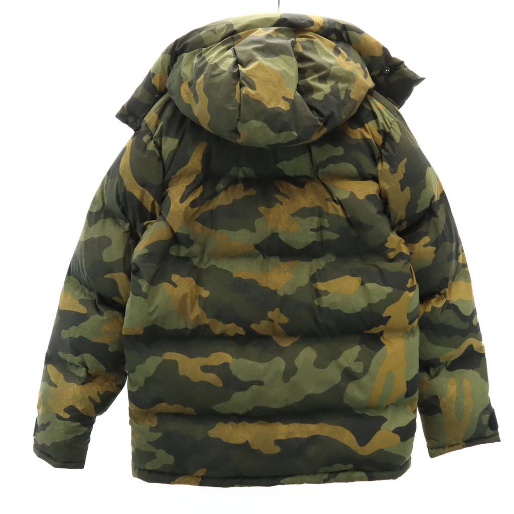 Unused THE NORTH FACE Camouflage Novelty Windstopper Brooks Range Light Down Parka Men's Used