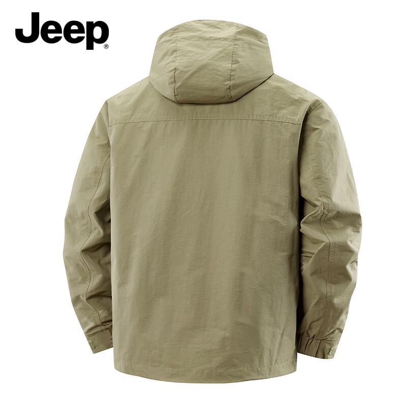 JEEP Men's Detachable Hooded Casual Jacket P75AMWJ771