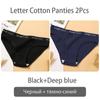 FINETOO New M-2XL Women Underpants Custom Letter Panties Breathable Cotton Underwear Ladies Briefs Casual Panty Female Lingerie