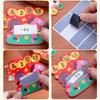 30pcs Anniversary Scratch-off Cards Cartoon Surprise Lucky Cards Cute Vouchers Tickets  Decoration