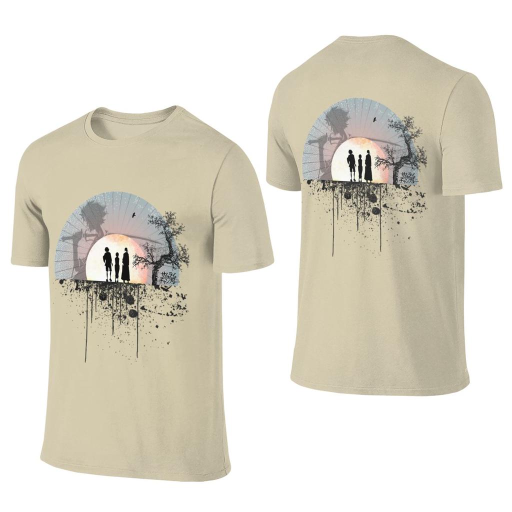 Samurai Splatter Japanese Fresh Reversible Tshirt Casual Vibe Print Does Not Fade Shirt