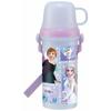 Children's Plastic Water Bottle with Cup, Disney Frozen Design, 480ml, Girls, PSB5KD