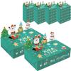 5/10Pcs Cartoon Christmas Candy Gift Box Kraft Paper Cookie Packaging Box 2026 Christmas Party Decor Xmas Navidad New Year 2026
