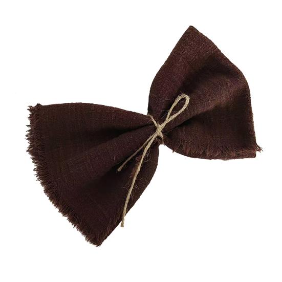 Bohemian Napkin with Fringe Cotton Fabric Solid Color Napkin Rustic Wedding Napkin for Dining Table Farmhouse Home Decor